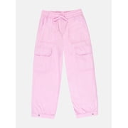 Wonder Nation Girls Cargo Jogger Pants, Sizes 4-18