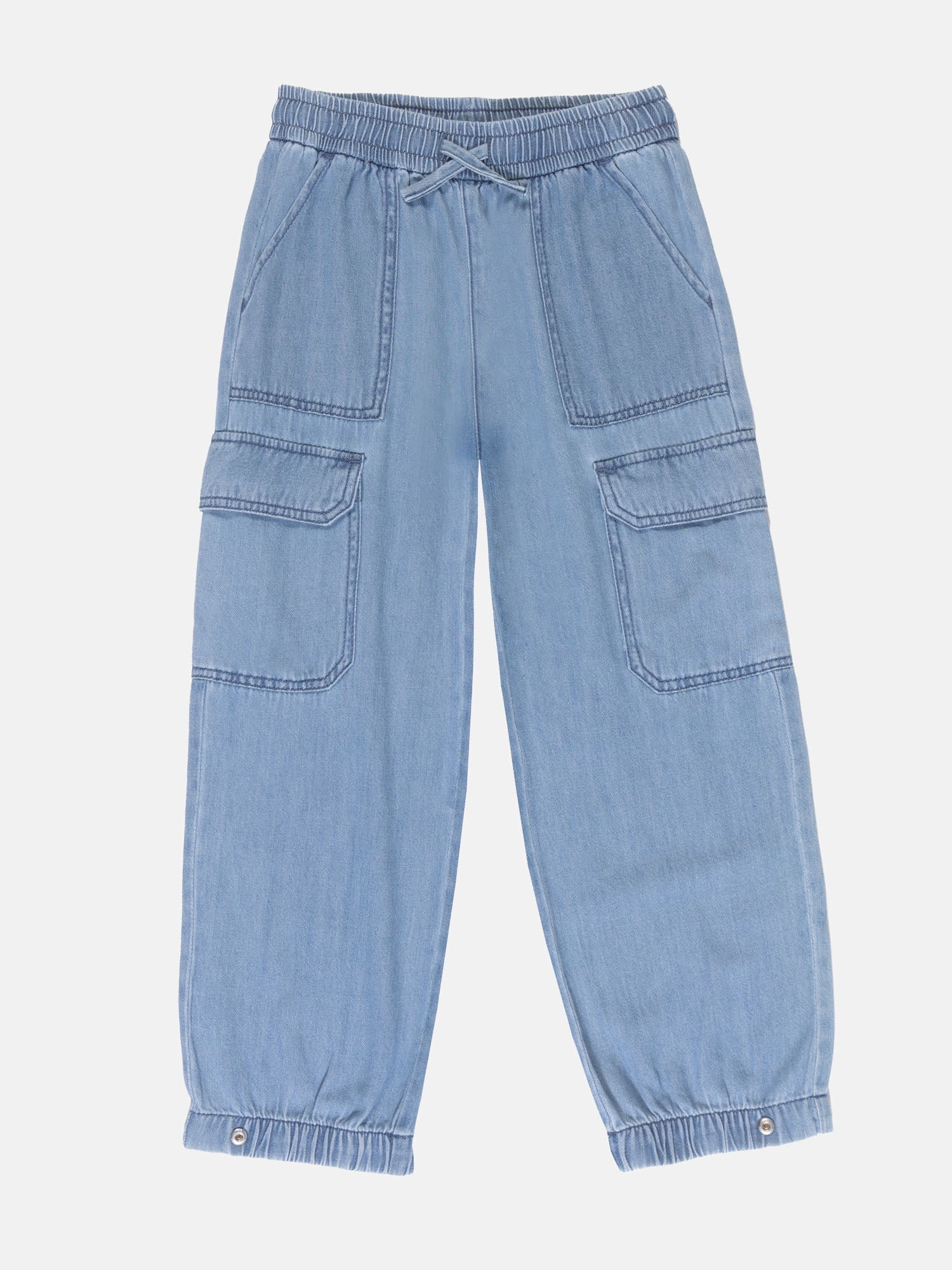 Wonder Nation Girls Cargo Jogger Pants, Sizes 4-18