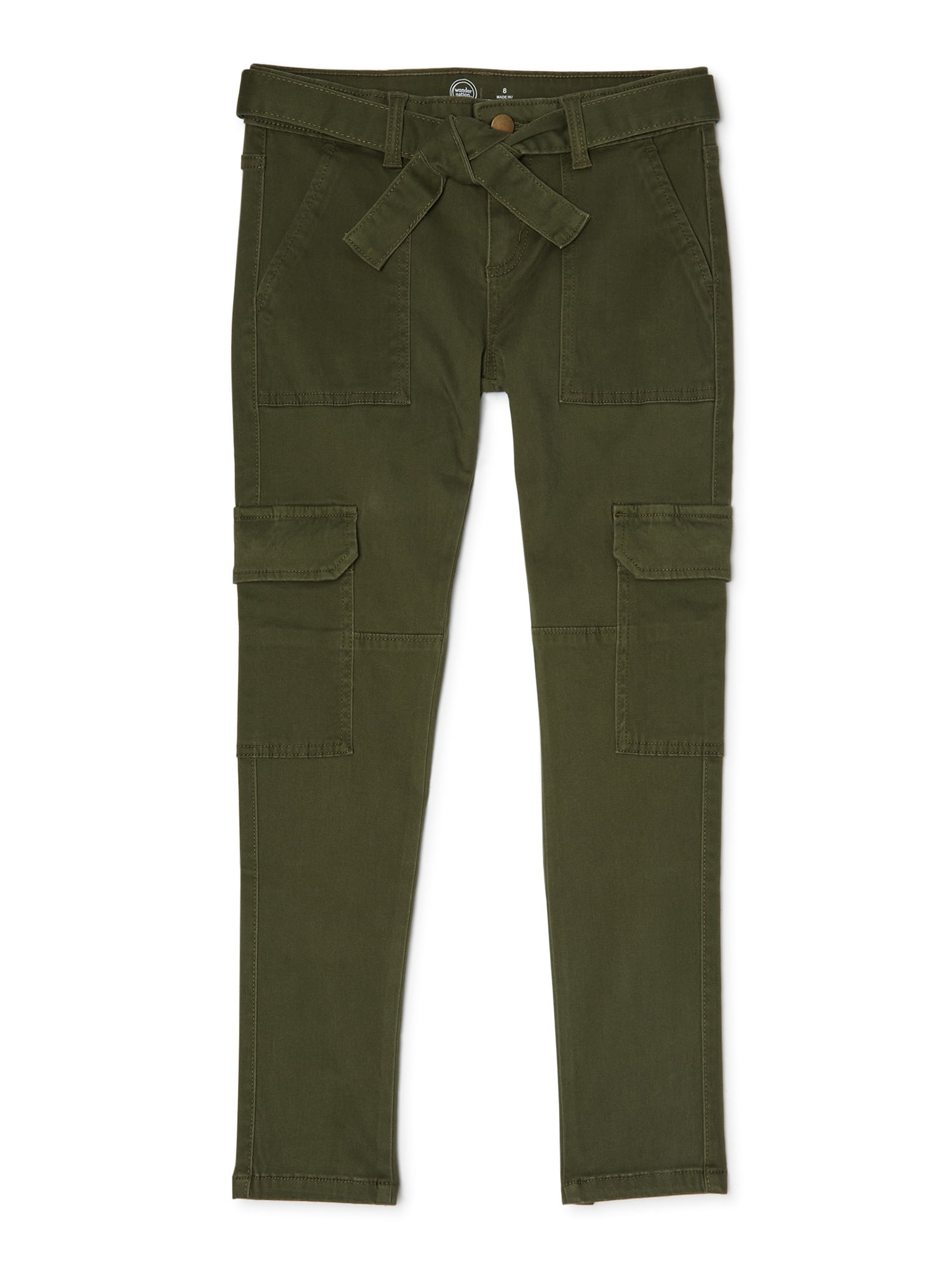 Wonder Nation Girls Cargo Pants, Sizes 4-18 & Plus, Stylish