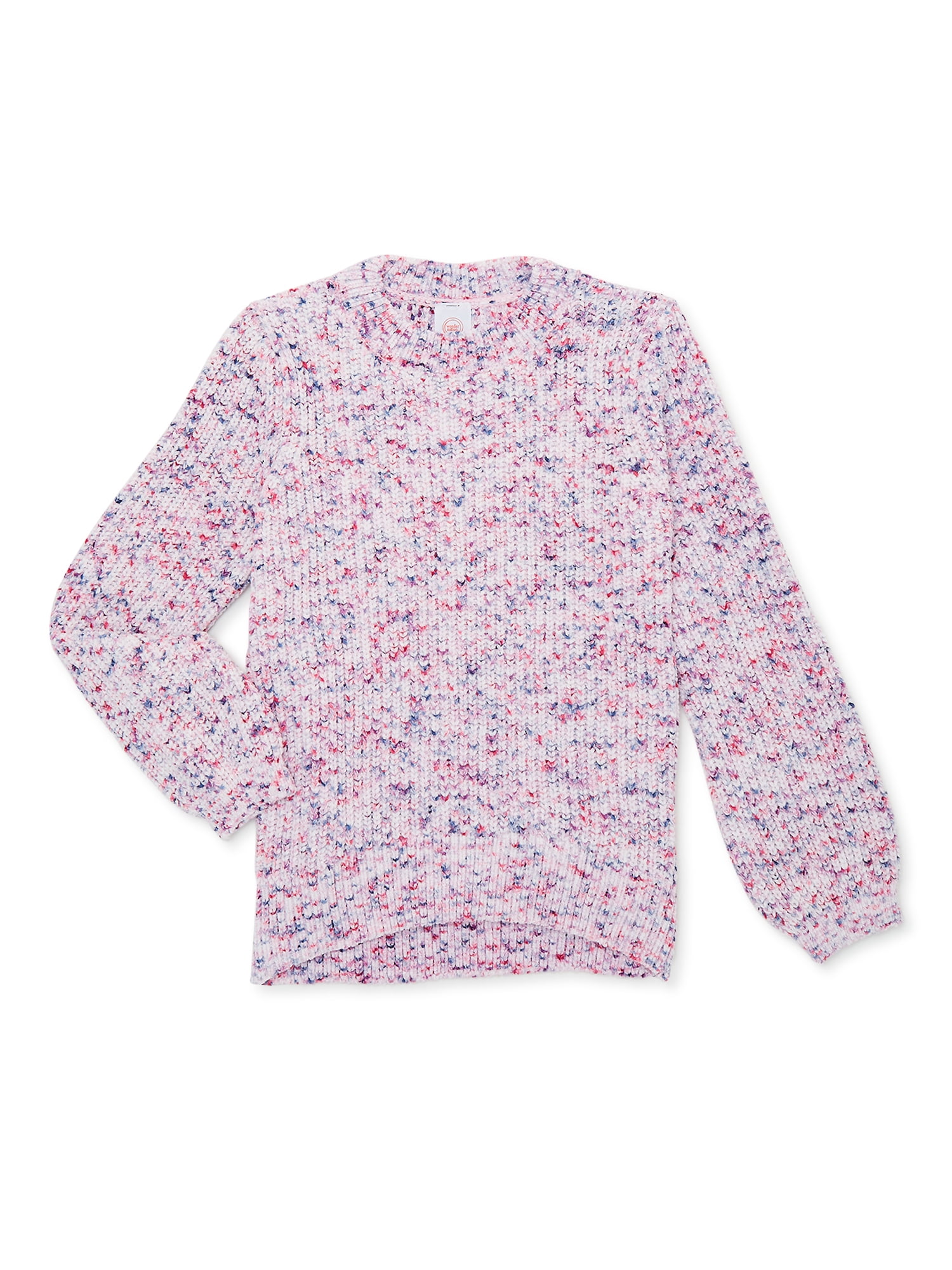 Wonder Nation Toddler Girls Long Sleeve Pointelle Sweater Sizes 12M 3T