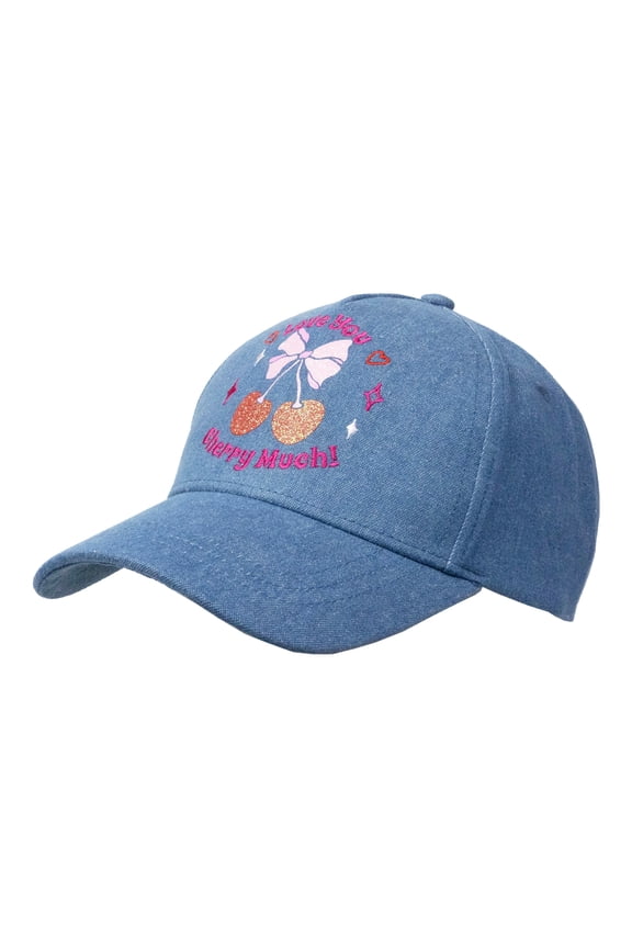 Girls Cherry Icon Baseball Hat One Size Fits Most