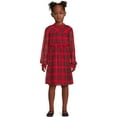 Wonder Nation Girls Chiffon Peasant Dress, Sizes 418 & Plus