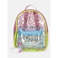 thumbnail image 1 of Wonder Nation Girls Color Block Mini Backpack, Multi, 1 of 5