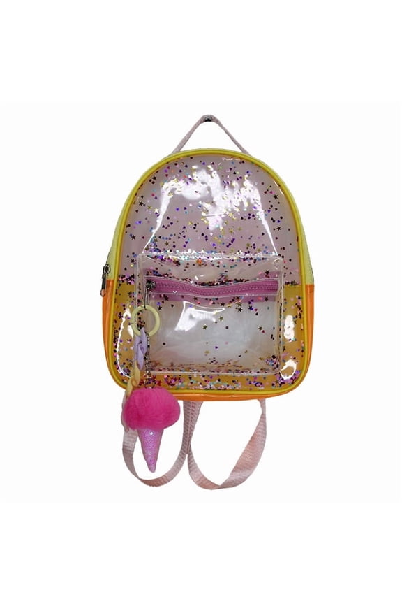 Girls Colorblock Mini Backpack, Yellow Multi
