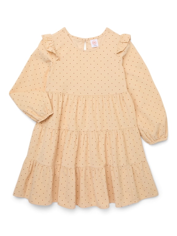 Robe Fille American Girl Sweet Savannah - Taille 14 - Imprimé Léopard/guépard Marron - Coton, Manches Courtes - Très Bon état