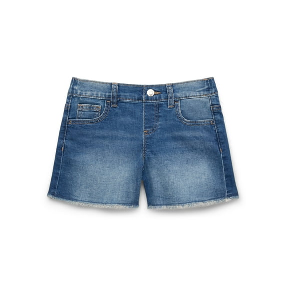 Wonder Nation Girls Core Denim Shorts, Sizes 4-18 & Plus