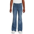 thumbnail image 1 of Wonder Nation Girl's Core Flare Jegging Jeans, Sizes XS-3XLP, 1 of 7