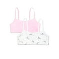 thumbnail image 1 of Wonder Nation Girls Cotton Bra, 2-Pack, Sizes S-XXL, 1 of 8