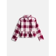 Plaid Peplum Flannel (Her)