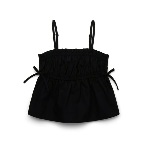 Wonder Nation Tween Girls Cotton Side Tie Tank Top, Sizes 4-18