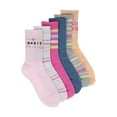 thumbnail image 1 of Wonder Nation Girls Crew Socks 6PK Mad Love, 1 of 7