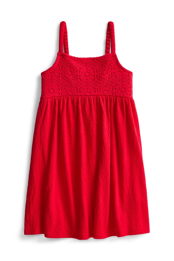 Girls Crochet Dress, Sizes 4-18 & Plus