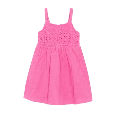 Wonder Nation Girls Crochet Dress, sizes 12M - 5T