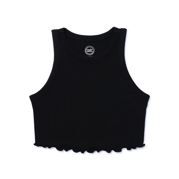 Wonder Nation Girls Cropped Tank Top, Sizes 4-16 & Plus