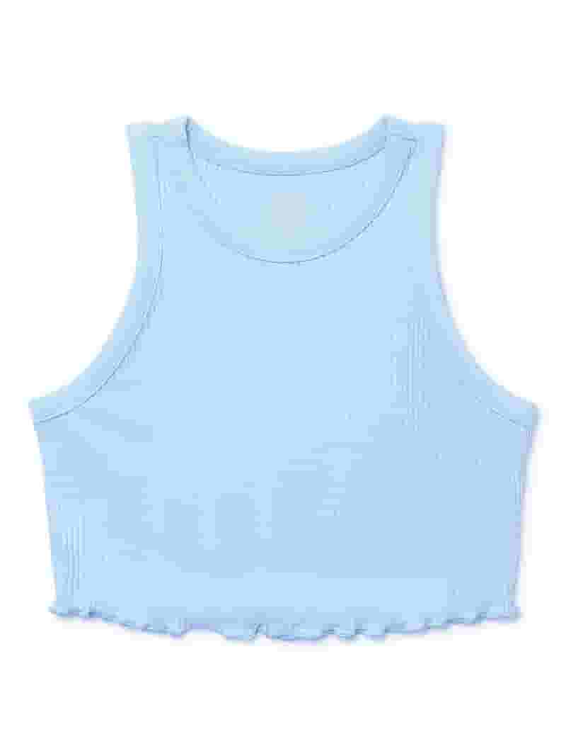 【WONDER WONDER】Rizzan layered cropped T-shirt Wonder Nation Girls Cropped Tank Top - Walmart.com