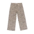 thumbnail image 1 of Wonder Nation Girls Crossover Waist Wide Leg Jeans, Sizes 5-18, 1 of 5