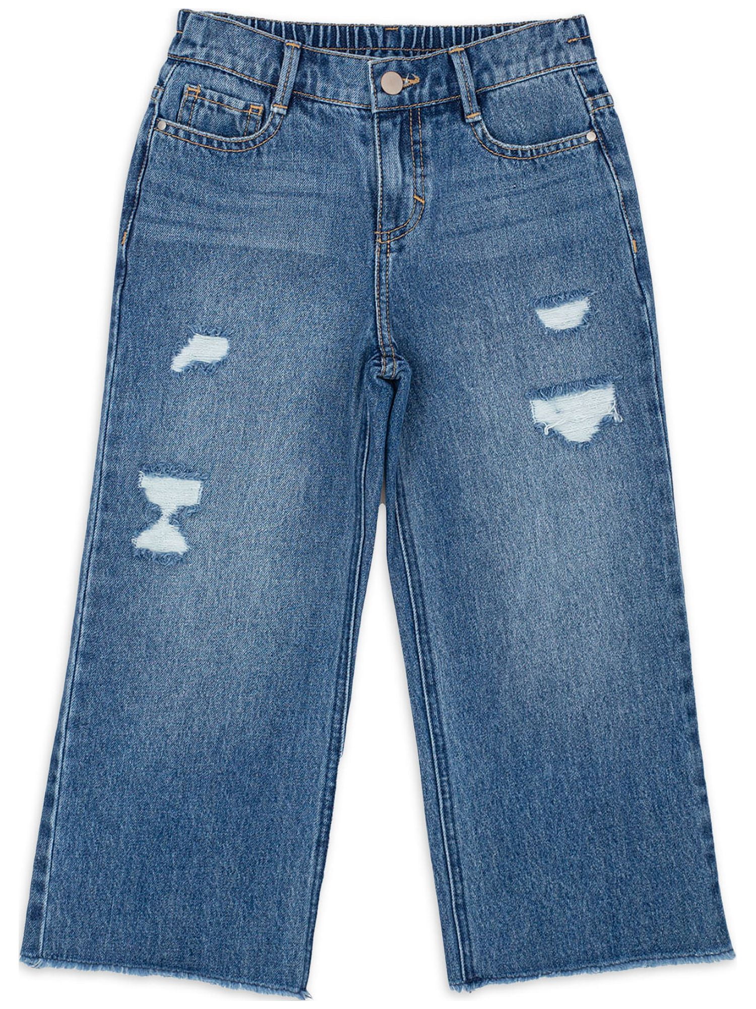 Ryann Girls Cropped Wide Leg Jeans main image 1