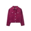 Wonder Nation Girls Denim Jacket, Sizes 4-18 & Plus