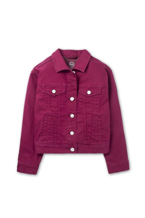 Girls Denim Jacket, Sizes 4-18 & Plus