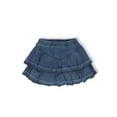 thumbnail image 1 of Wonder Nation Girls Denim Ruffle Skirt, Sizes 4-18 & Plus, 1 of 5