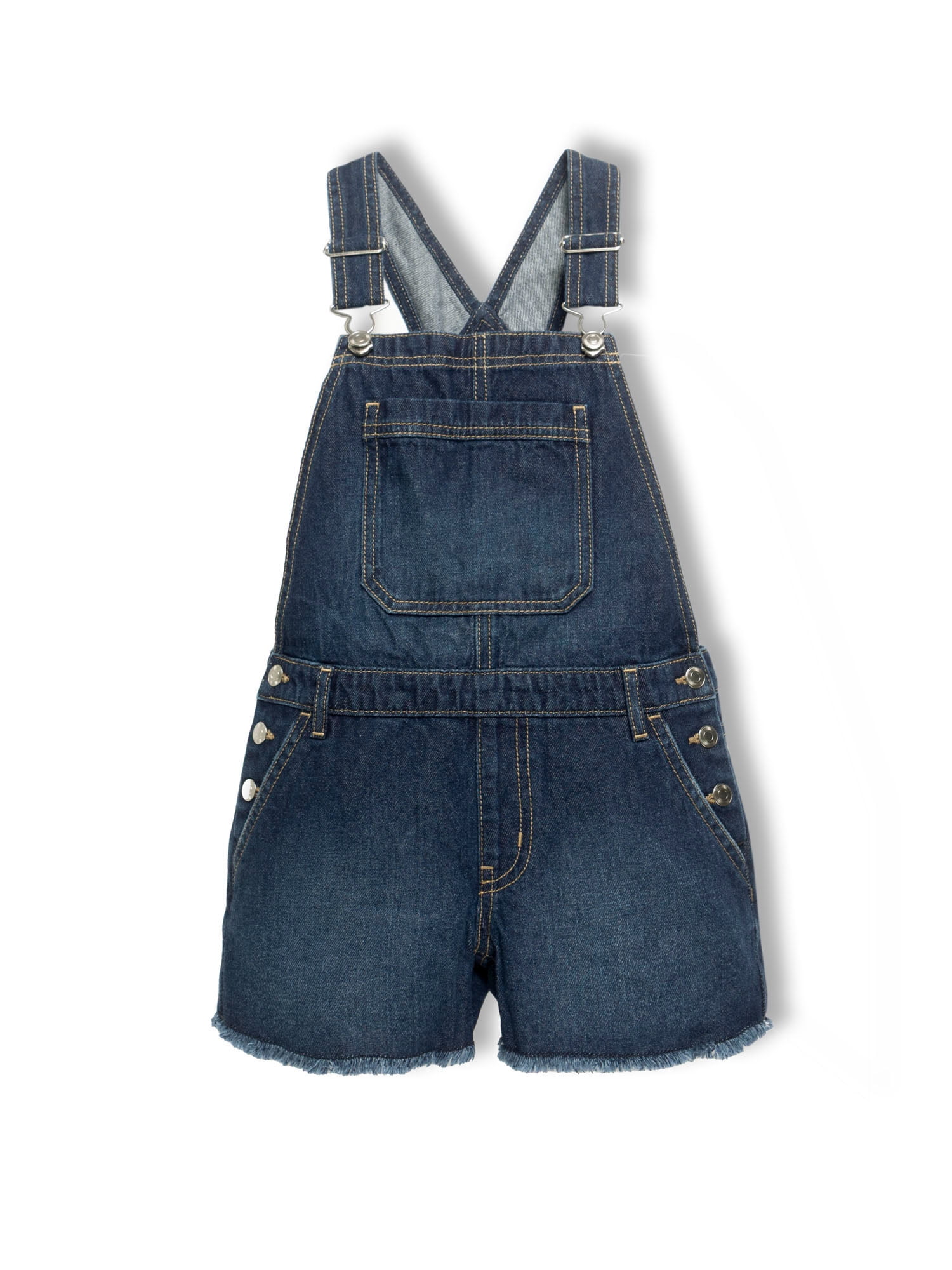 Wonder Nation Girls Denim Shortall, Sizes 4-18