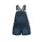 Wonder Nation Girls Denim Shortall, Sizes 4-18
