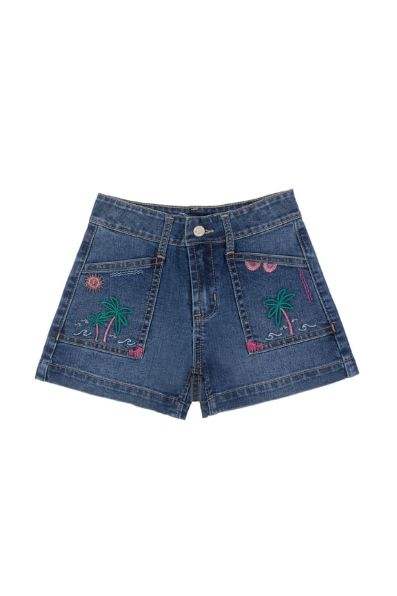Girls Denim Shorts, Size 5-18