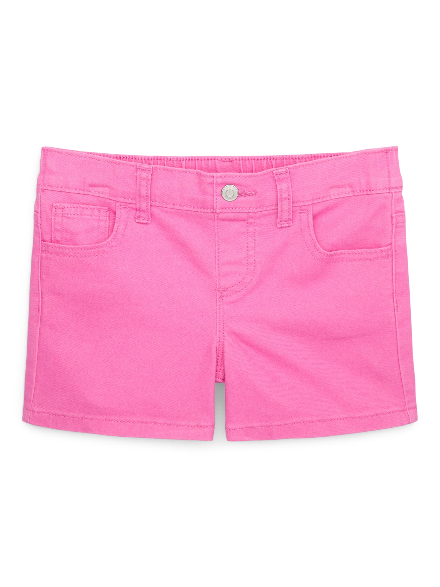 Wonder Nation Girls Denim Short, Sizes 4-18 & Plus