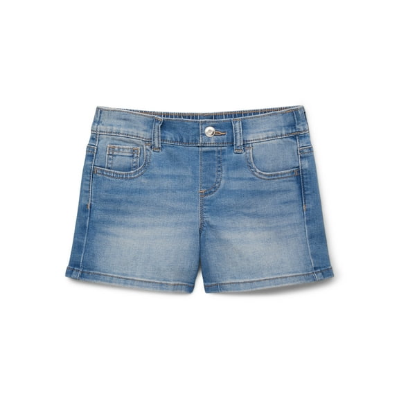 Wonder Nation Girls Denim Short, Sizes 4-18 & Plus