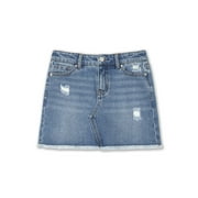 WONDER NATION Girls Denim Skirt, Sizes 4-18 & Plus