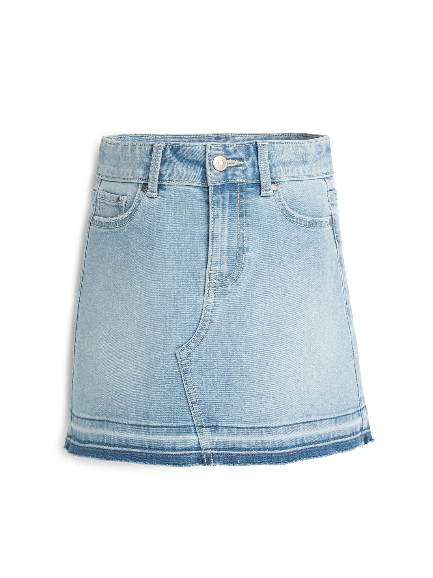 Wonder Nation Girls Denim Skirt, Sizes 4-18 & Plus