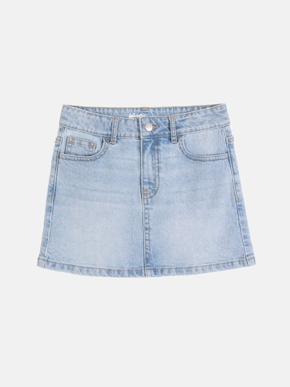 Girls Denim Skirt, Sizes 4-18 & Plus