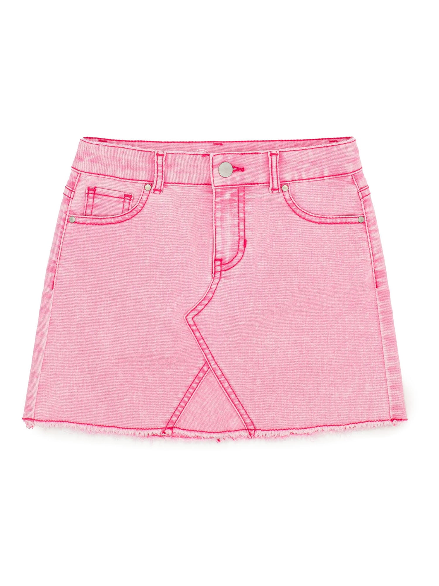 Stretch Denim fabric Classic, bright pink