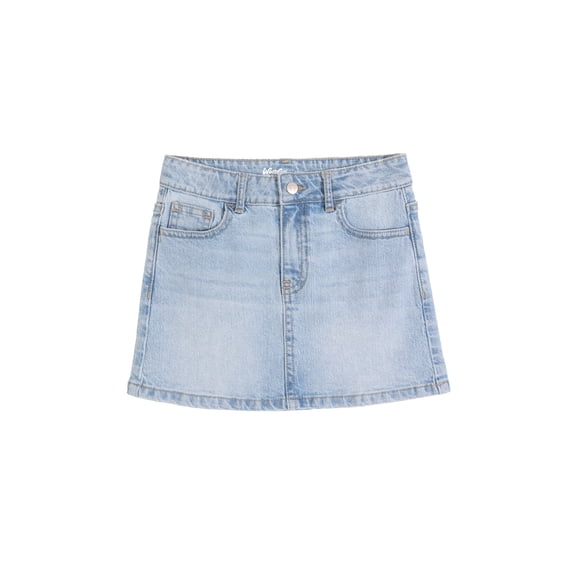Wonder Nation Girls Denim Skirt, Sizes 4-18