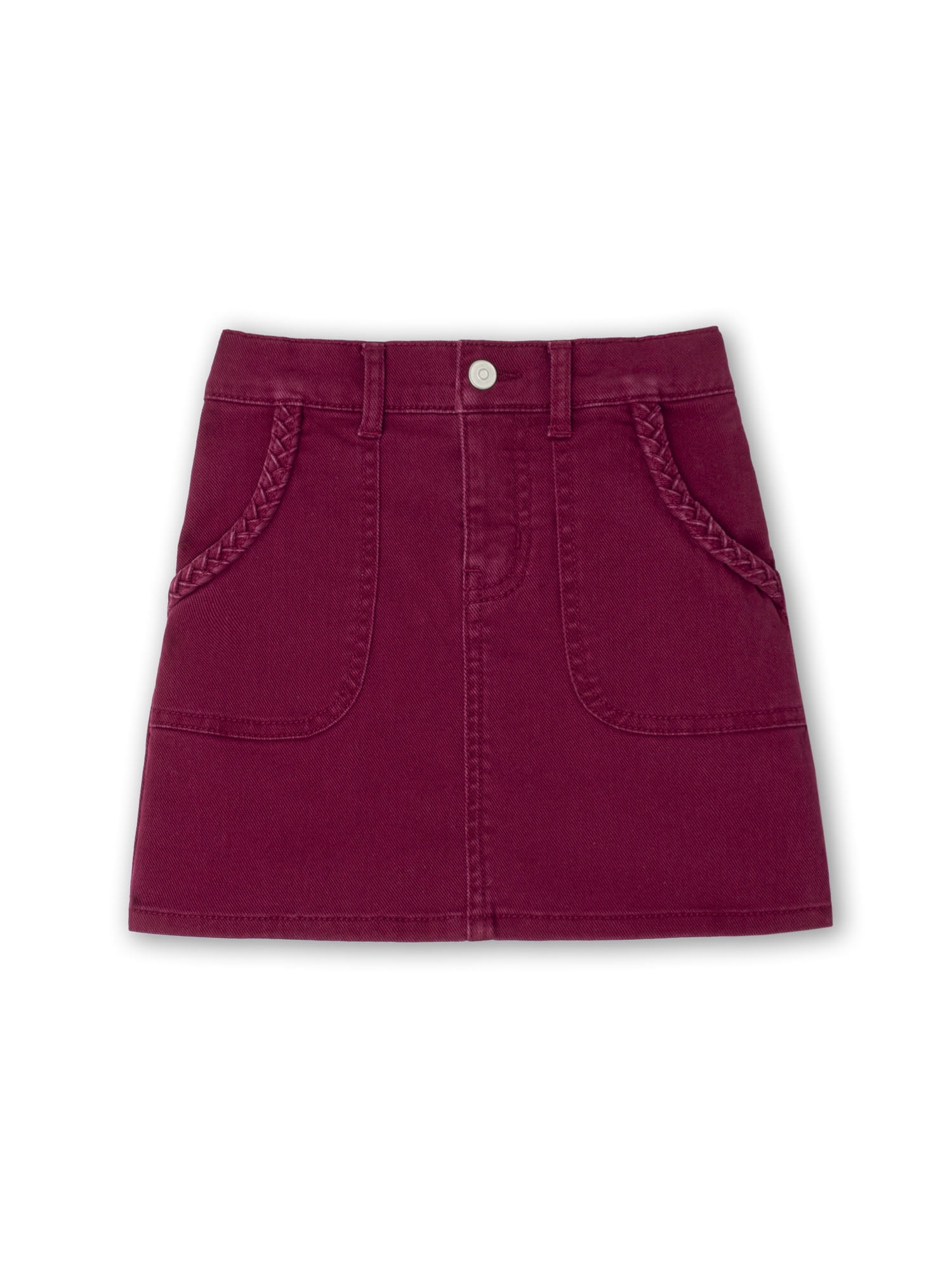 Wonder Nation Girls Denim Skirt, Sizes 4-18 & Plus