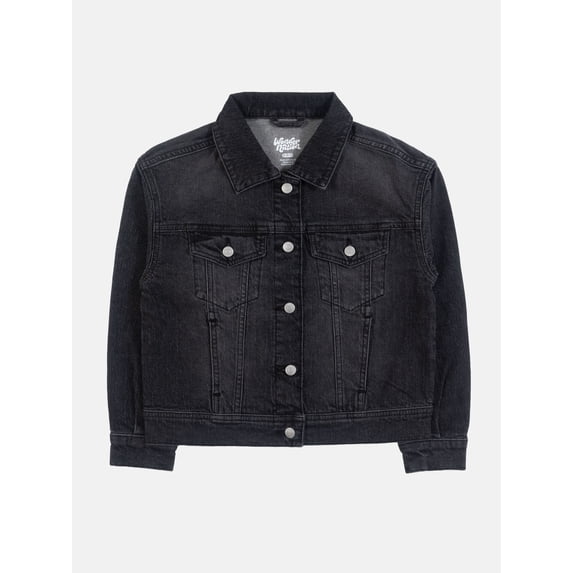 Wonder Nation Girls Denim Trucker Jacket, Sizes 4-18 & Plus