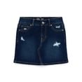 thumbnail image 1 of Wonder Nation Girls Destructed Denim Skirt, Sizes 4-18 & Plus, 1 of 3