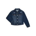 thumbnail image 1 of Wonder Nation Girls Distressed Denim Jacket, Sizes 4-18 & Plus, 1 of 3