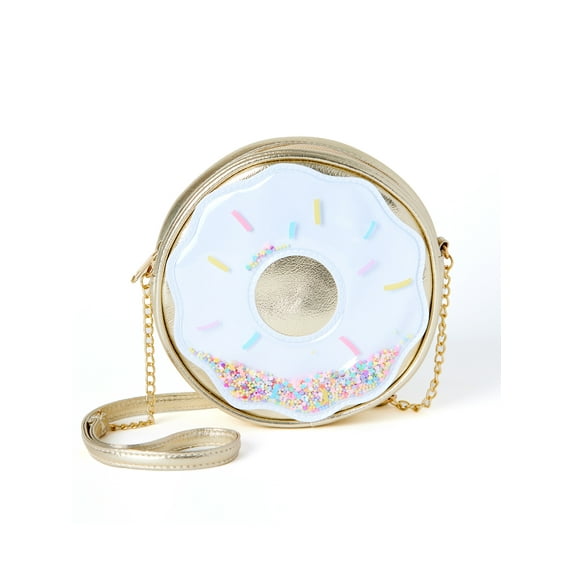 Wonder Nation Girls Donut Purse with Crossbody Strap