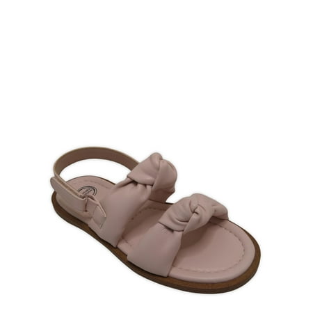 Wonder Nation Girls Double Knot Sandal, Sizes 13-6