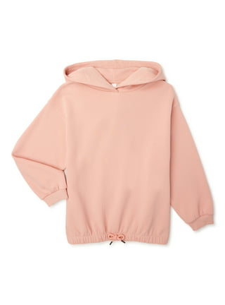 Girls Breathable Zip-Up Cotton Hoodie 900 Pink