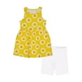 thumbnail image 1 of Wonder Nation Girls Tank Play Dress and Biker Shorts Set, 2-Piece, Sizes 4-18 & Plus, 1 of 3