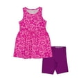 thumbnail image 1 of Wonder Nation Girls Tank Play Dress and Biker Shorts Set, 2-Piece, Sizes 4-18 & Plus, 1 of 3