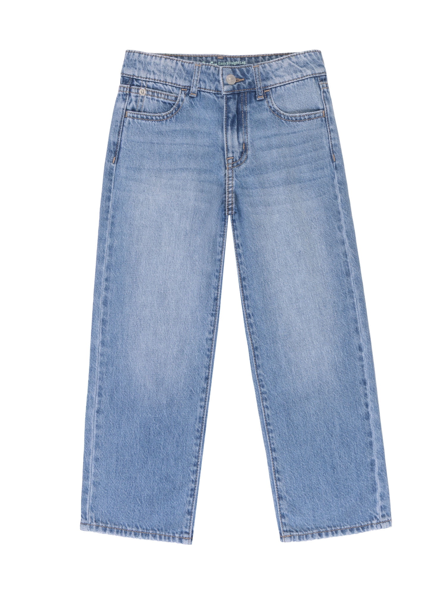 Wonder Nation Girls Easy Straight Leg Jean, Sizes 5-18