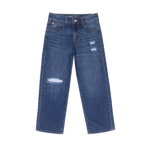 Wonder Nation Girls Easy Straight Leg Jean, Sizes 5-18