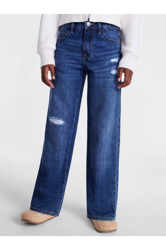 Girls Easy Straight Leg Jean, Sizes 5-18