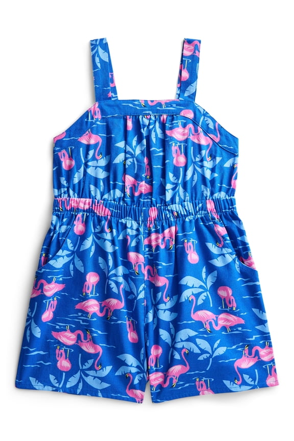 Girls Printed Romper, Sizes 4-18