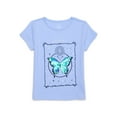 thumbnail image 1 of Wonder Nation Girls Embellished Graphic Tee with Short Sleeves, Sizes 4-18 & Plus, 1 of 3