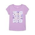 thumbnail image 1 of Wonder Nation Girls Embellished Graphic Tee with Short Sleeves, Sizes 4-18 & Plus, 1 of 3