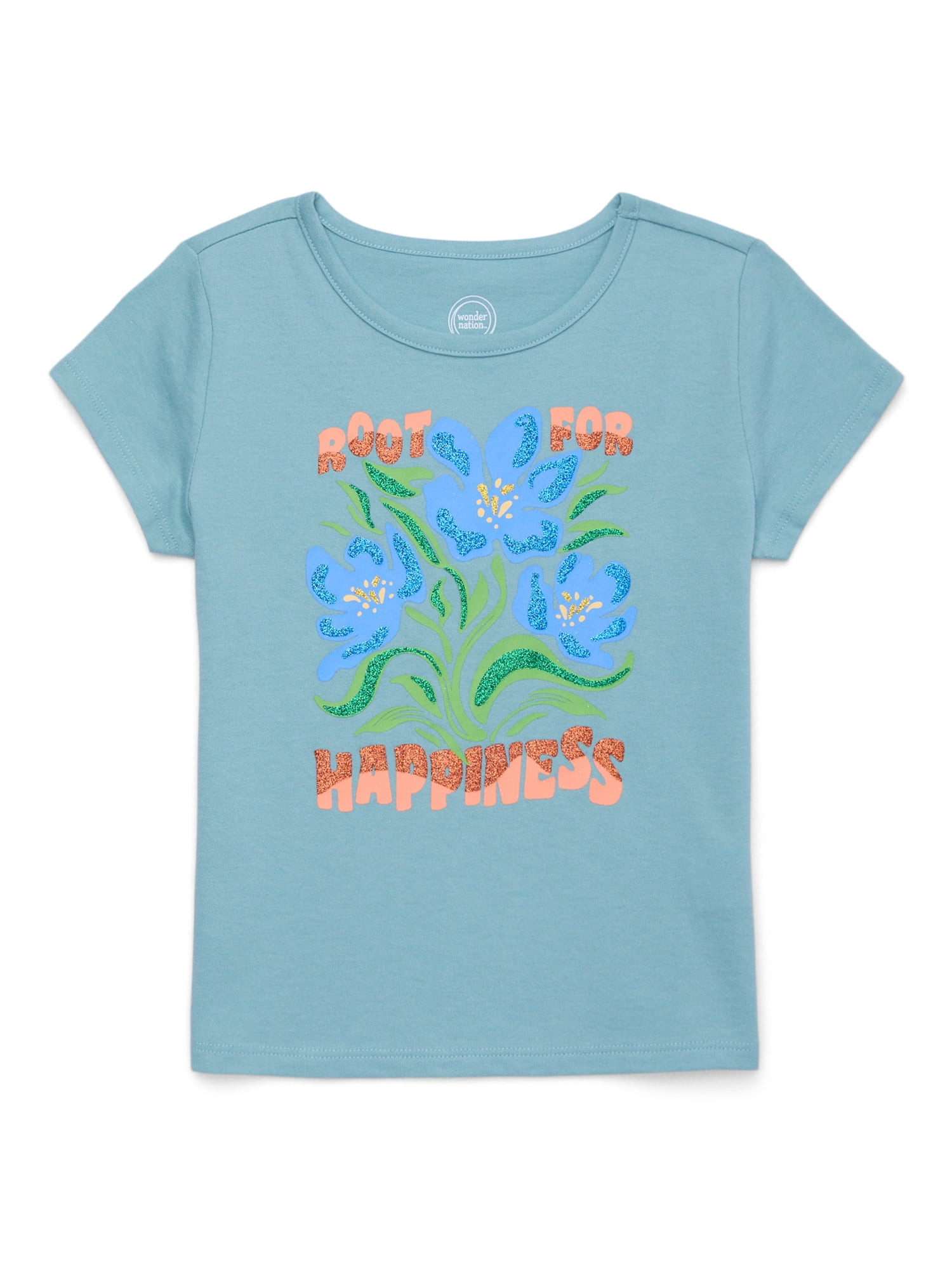 Wonder Nation Hello Kitty Girls Short Sleeve Graphic Tee Sizes 4 16
